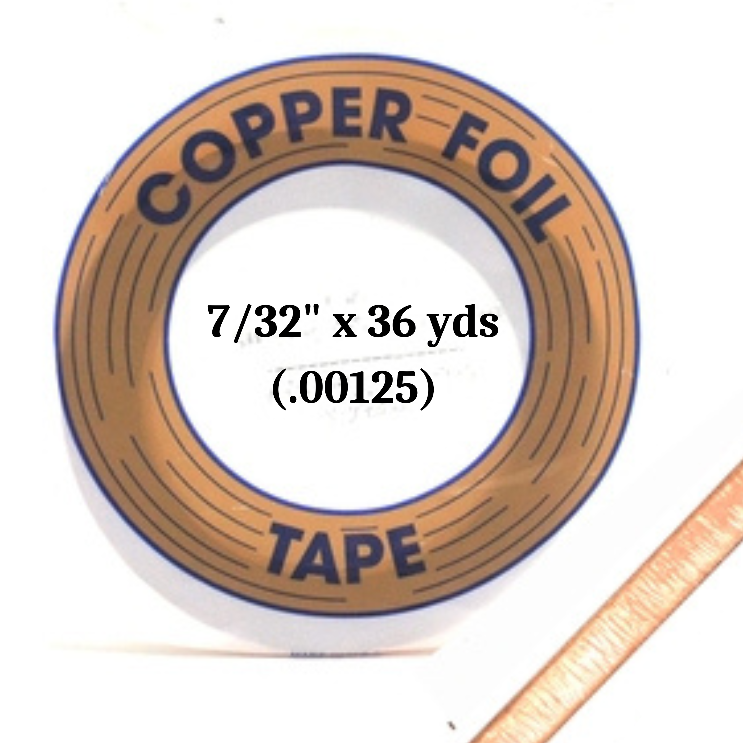 7/32" EDCO Copper Foil Tape (36 yds)